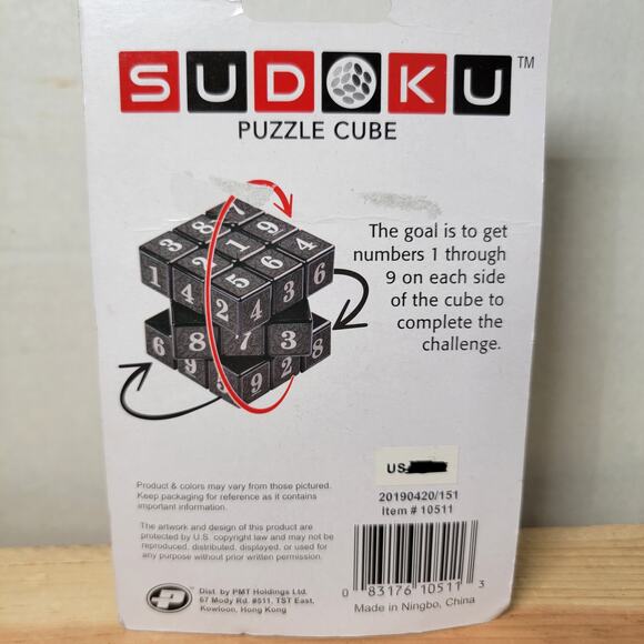 Sudoku Puzzle Cube - NEW / SEALED - Picture 3 of 5